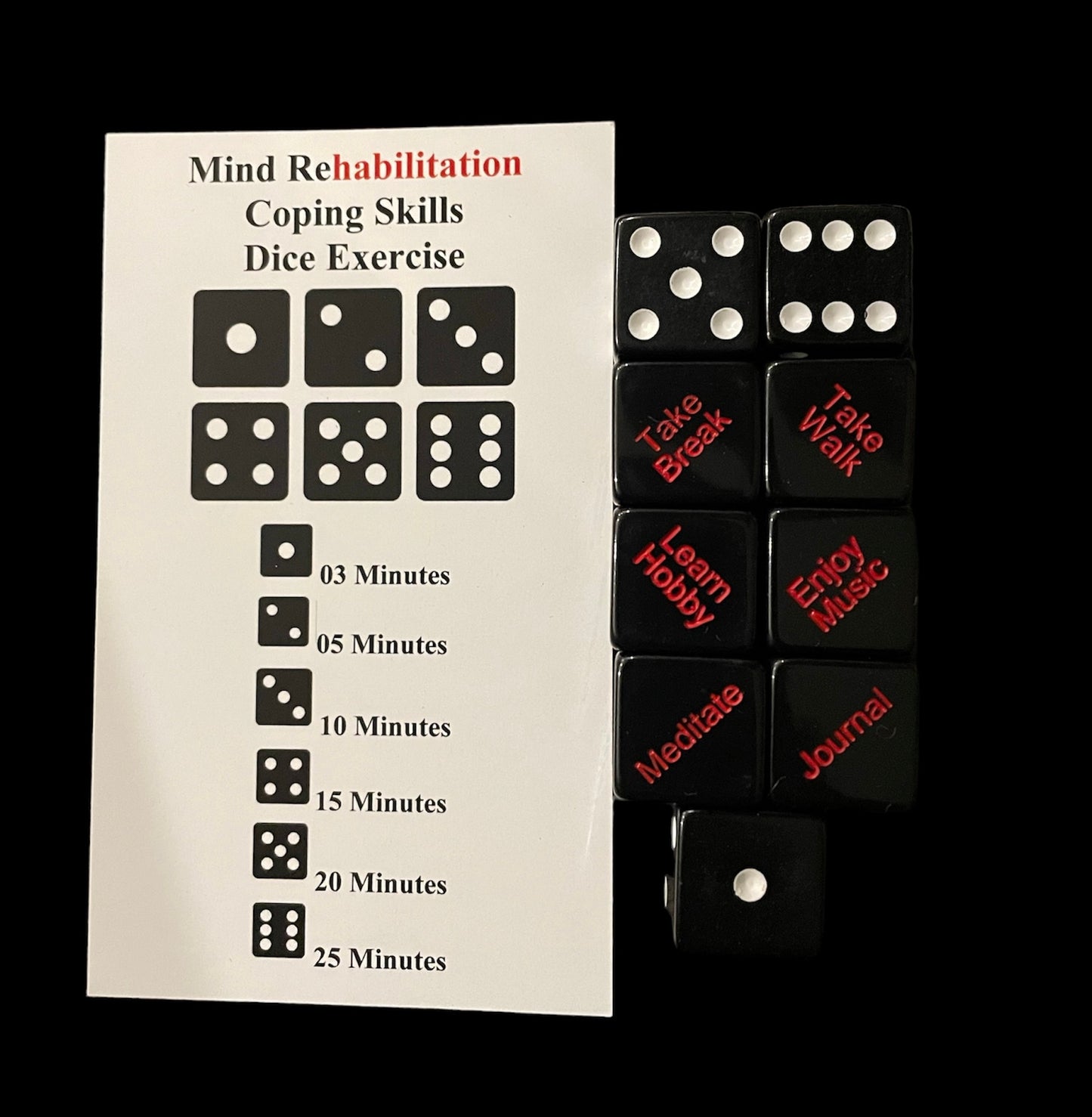 Mind Rehabilitation Coping Skill Dice